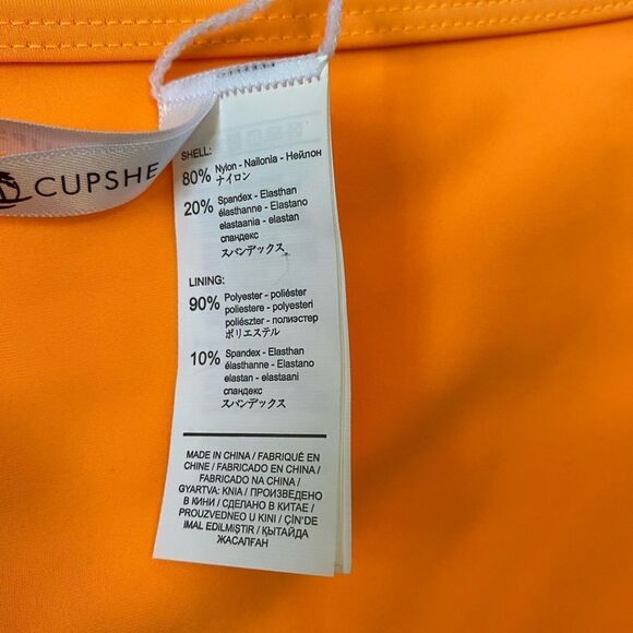 😍2/$20 NEW Cupshe Sz S Orange Bikini Bottom - Picture 6 of 6